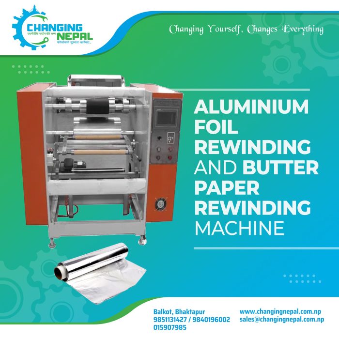 Aluminum Foil Rewinding Machine